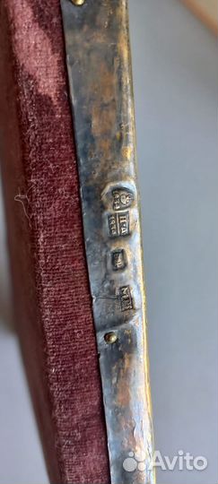 Икона нерукотворный спас - серебро 84 1834 год