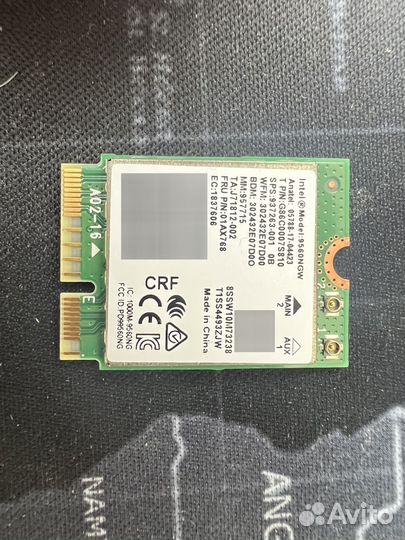 Wifi bluetooth модуль 9560ngw для ноутбука и пк