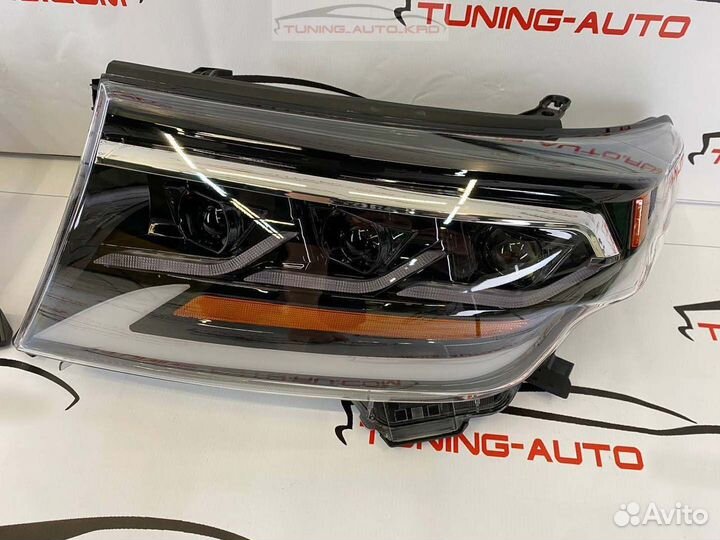 Фары Toyota Land Cruiser 200 Lexus style C8516