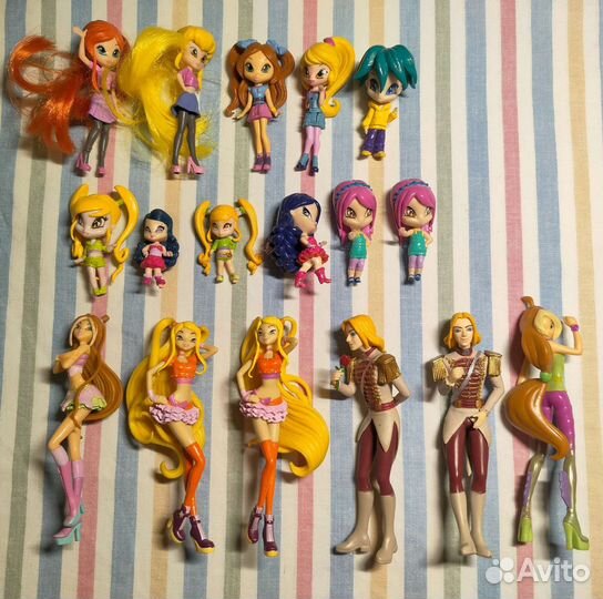 Winx Винкс фигурки киндер мини куклы феи