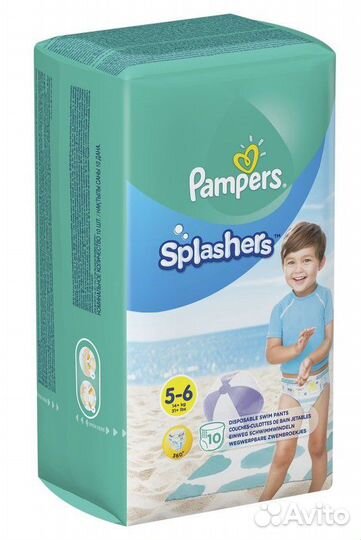 Памперс трусики Splashers юниор-экстра лардж 14)