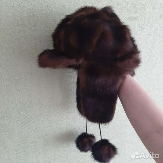 Шапка женская натуральный мех