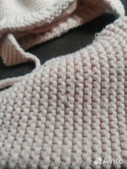 Комплект шапка и снуд для девочки