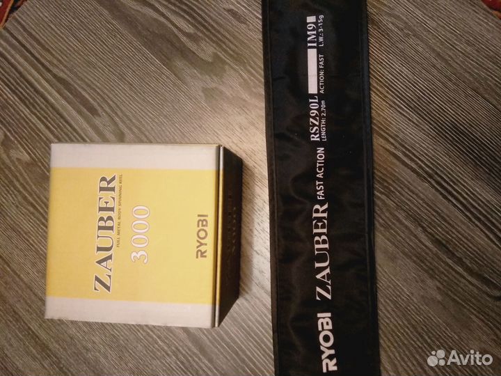 Спиннинг Ryobi Zauber + катушка Ryobi Zauber 3000