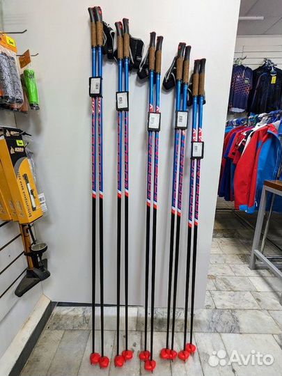 Лыжные палки KV+ tornado plus junior, 80% Carbon