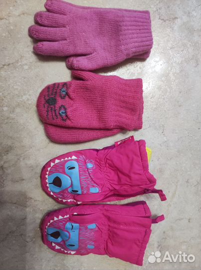 Варежки, краги, перчатки 1-3 года