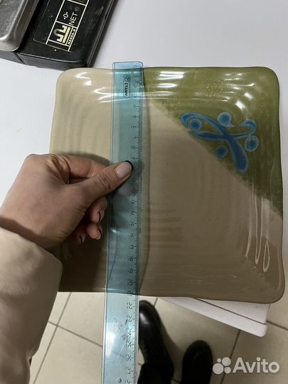 Тарелка квадратная меламиновая