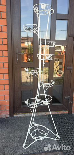 Подставка для цветов напольная металлическая