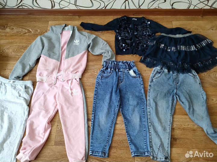 Детские вещи пакетом для девочки 110 116