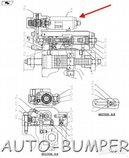 Kobelco 140SR-3 Соленойд ком