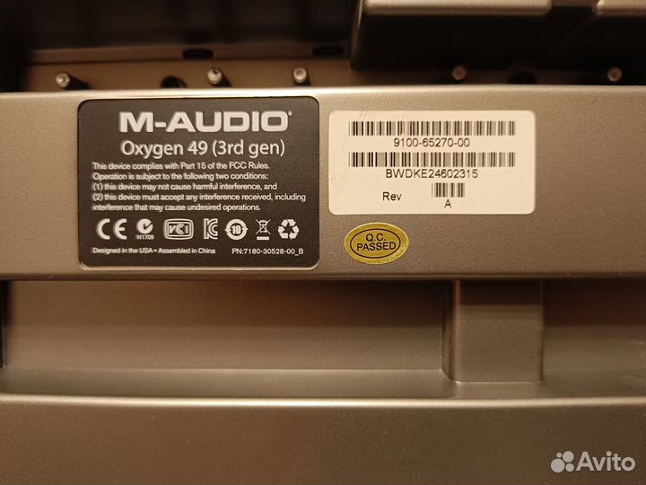 Midi клавиатура M-audio Oxygen 49