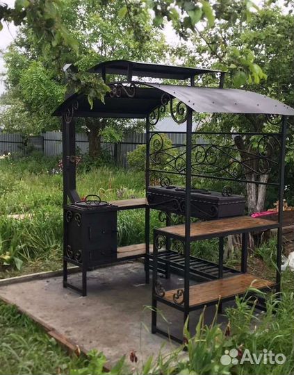 Мангальные зоны под крышей