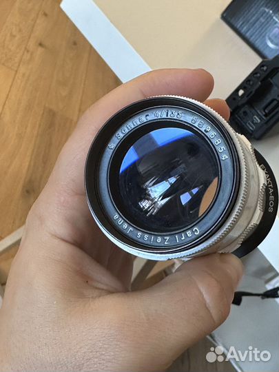 Объектив carl zeiss jena sonnar 135mm f4