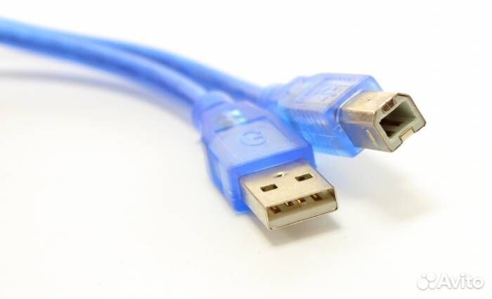 USB Кабель (USB 2.0 - А-В) 5м в оплетке, с фильтро