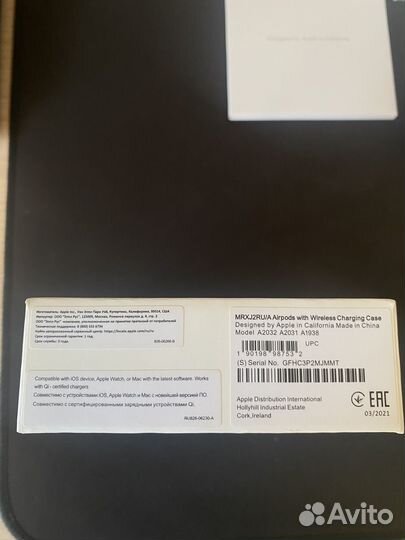 Беспроводные наушники apple airpods 2 original