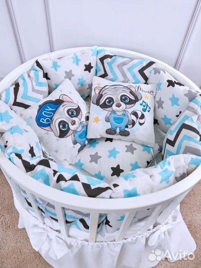 Бортики в кроватку (новые)