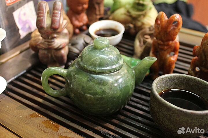 Чайник зеленый нефрит