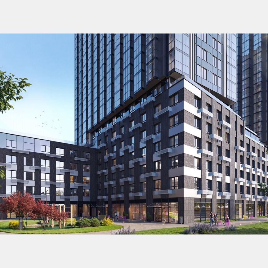 1-к. апартаменты, 26 м², 22/23 эт.