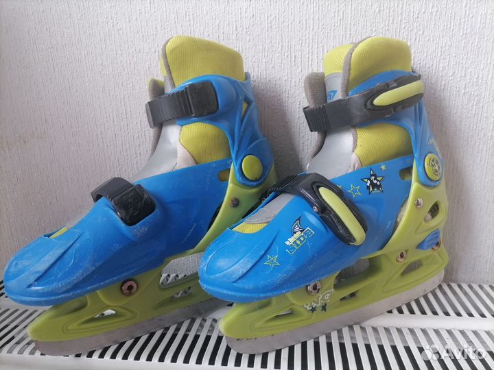 Коньки детские раздвижные 33 36