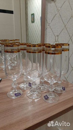 Фужеры для шампанского,свадебные, креманки ваза