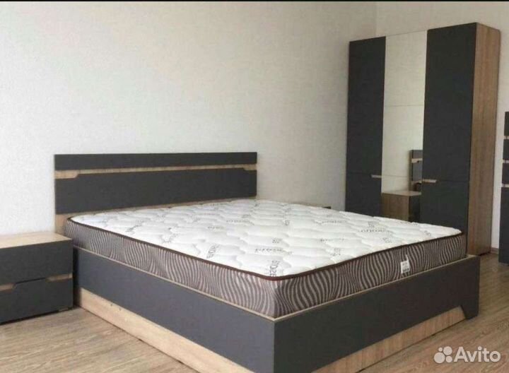 Комплект Анталия (кровать +тумбы)