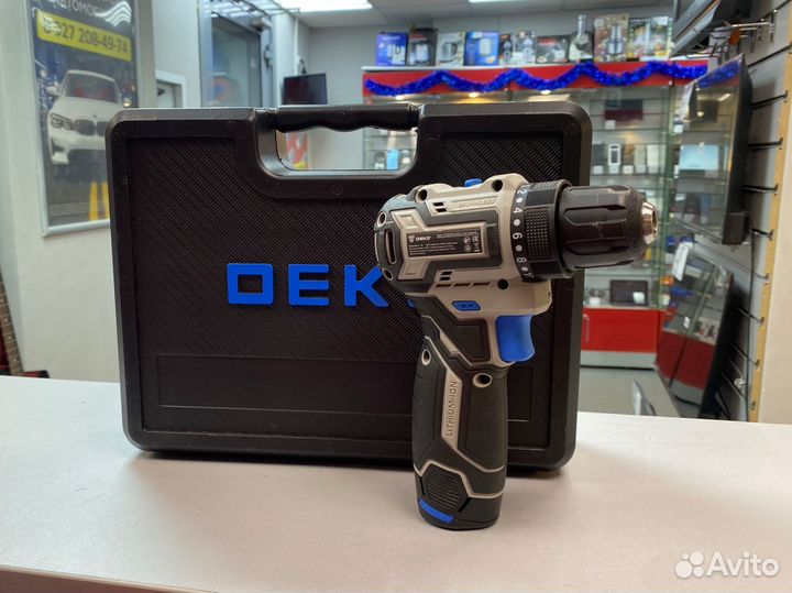 Исп6к1 дрель-шуруповерт аккумуляторная deko