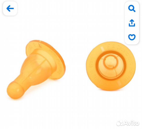 Соска на бутылочку Курносики новая