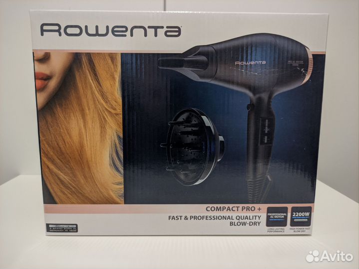 Профессиональный фен Rowenta Compact pro+