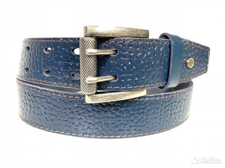 Ремень кожаный “Bear” 1951 с двойной застёжкой