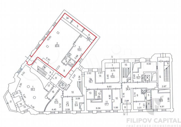 Торговая площадь 108 кв.м