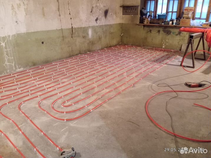 Теплый пол монтаж установка