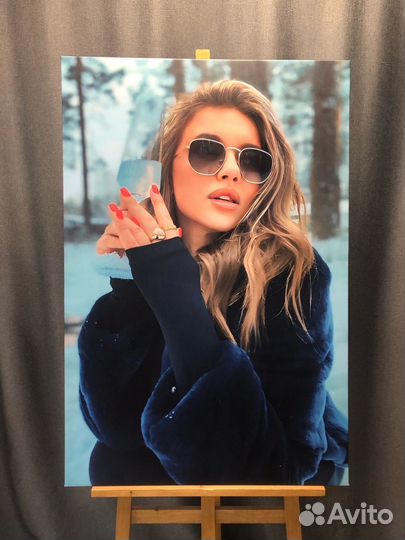 Портрет по фото на холсте