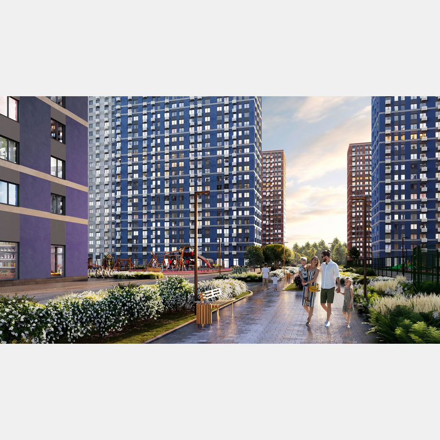 2-к. квартира, 48,6 м², 10/23 эт.