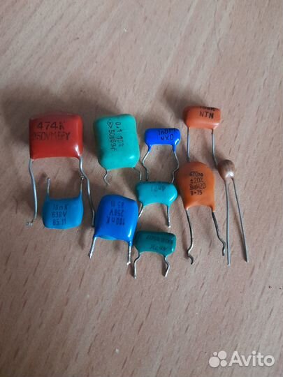 Конденсаторы, резисторы, подстроечники разные
