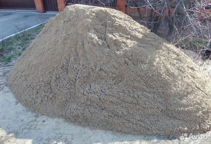 Песок мытый, карьерный