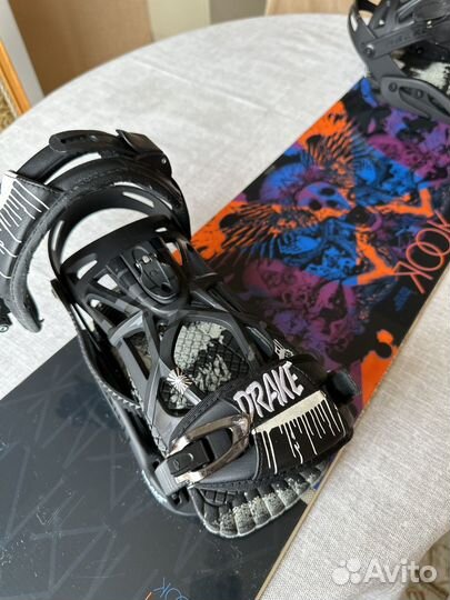 Сноуборд+ комплект крепления мужской