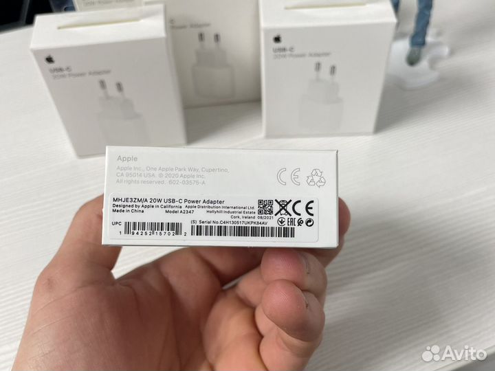 Блок питания 20W type-c Оригинал