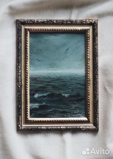 Картина акрилом.Пейзаж.Море