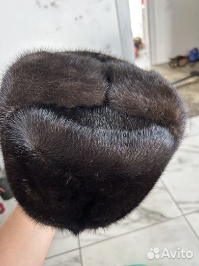 Норковая шапка мужская