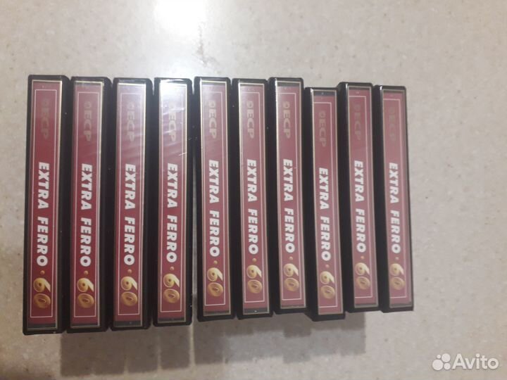 Кассеты ECP (лентаbasf) новые 10 шт