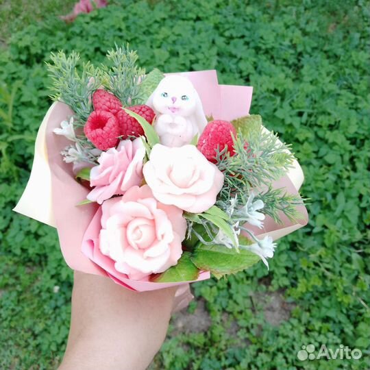 Мыло ручной работы букеты