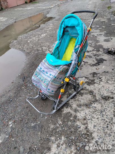 Санки- коляска Ника (Nika Kids) Умка 3-1