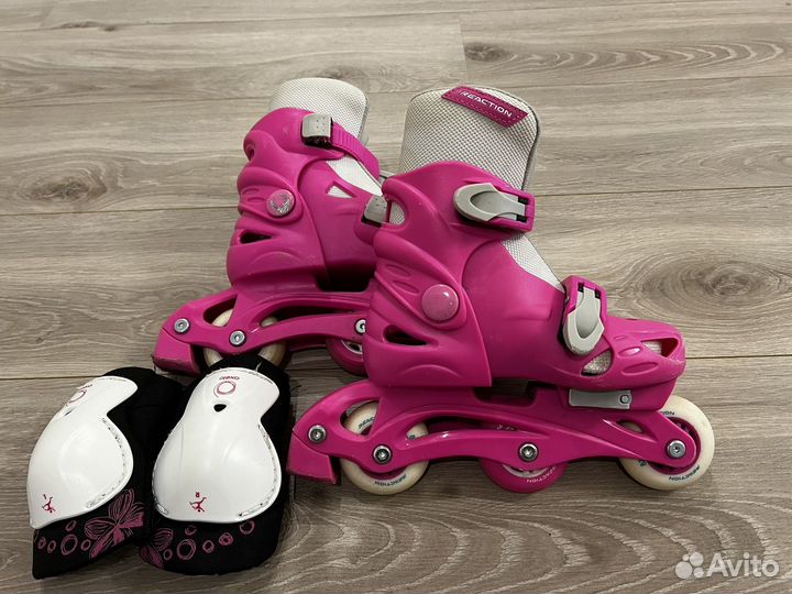 Роликовые коньки детские раздвижные