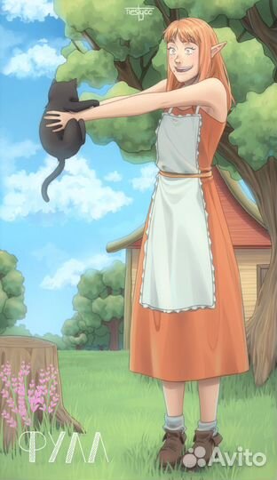 Рисунки на заказ аниме