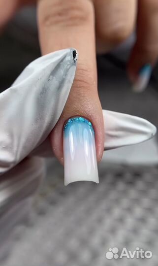 Маникюр наращивание ногтей