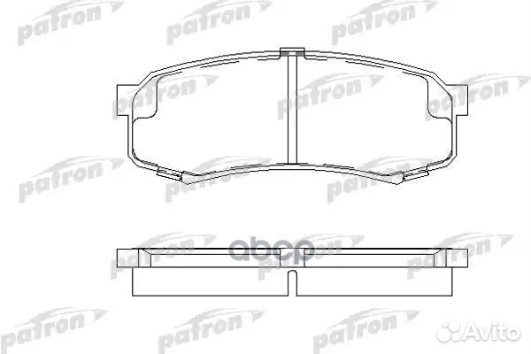 Колодки тормозные дисковые задн toyota: hilux п