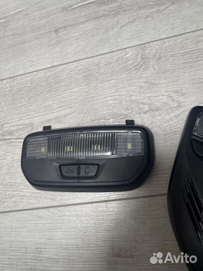 Плафоны салона vesta черные