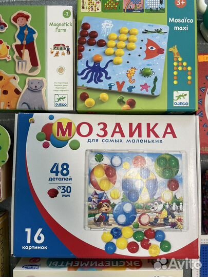 Игрушки, мозаики djeco, IKEA