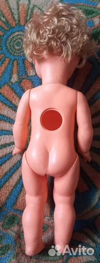 Кукла,40см,35см,ссср,рука левая 12см