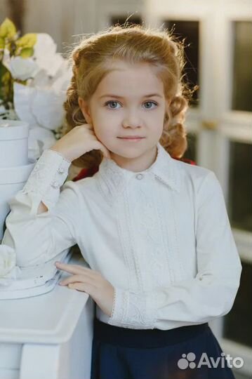 Блузка Duwali 134, молочный цвет